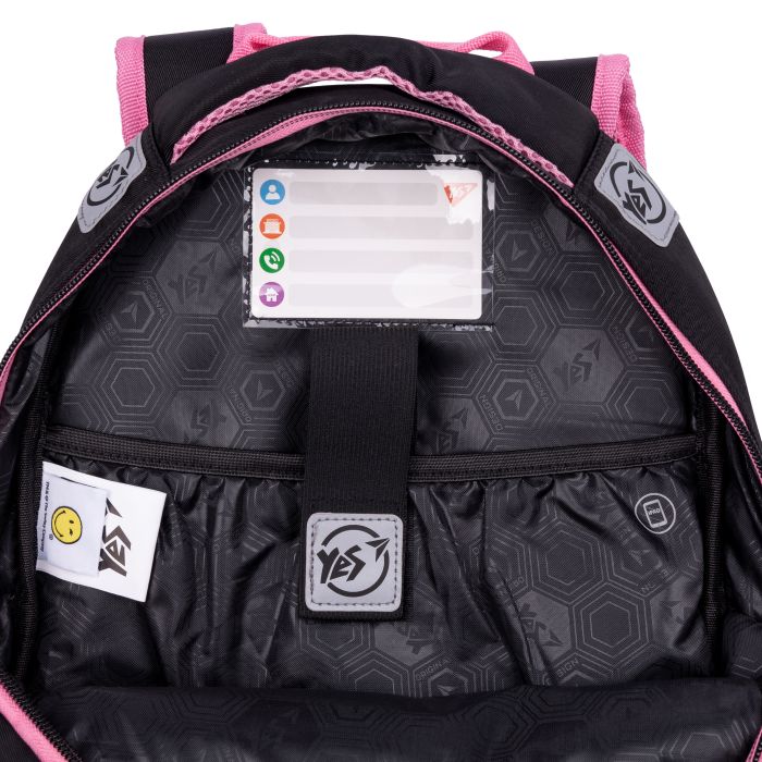 Рюкзак шкільний YES S-83 "Smiley World" 36*27*14см., 552821