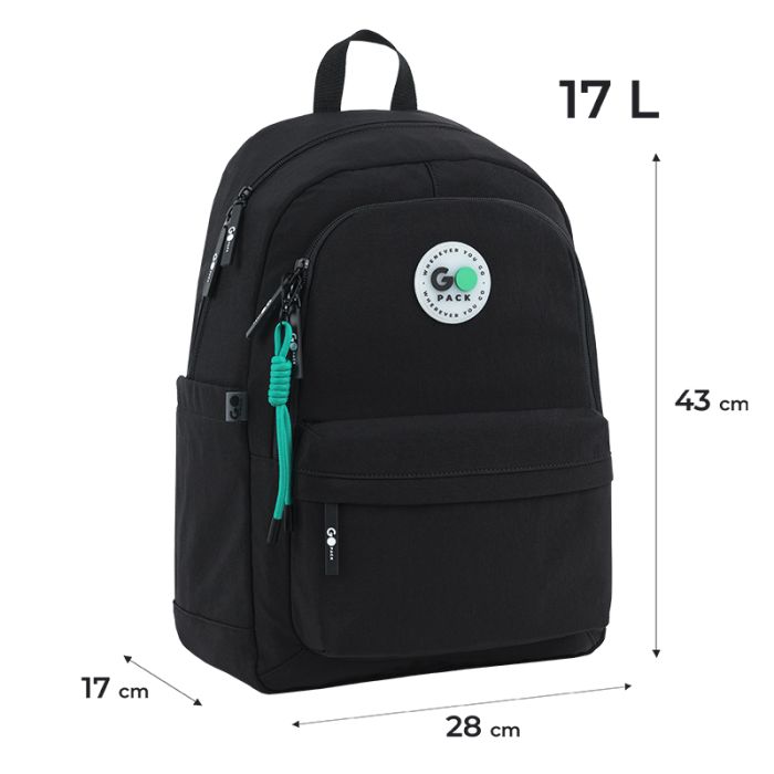 Рюкзак GoPack Education Teens GO26-141L-3 чорний
