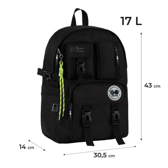 Рюкзак GoPack Education Teens GO26-2500L-3 чорний