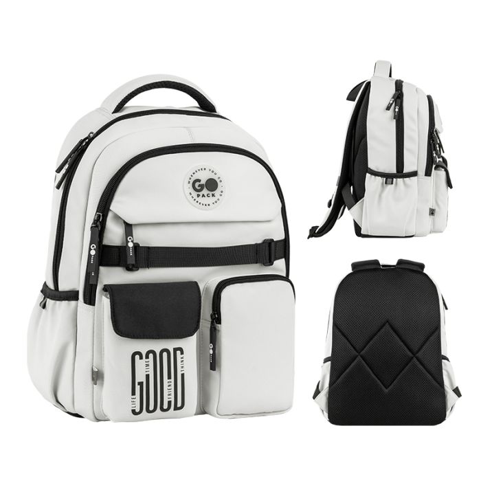 Рюкзак GoPack Education GO26-183M-2 світло-сірий