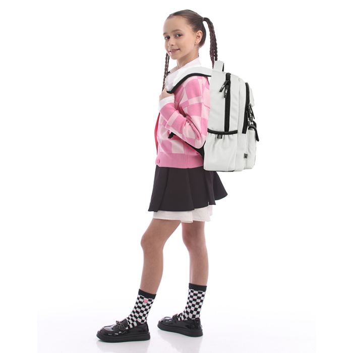 Рюкзак GoPack Education GO26-183M-2 світло-сірий