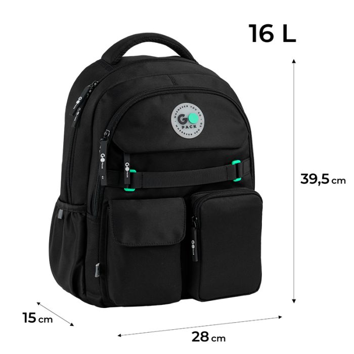 Рюкзак GoPack Education GO26-183M-3 чорний