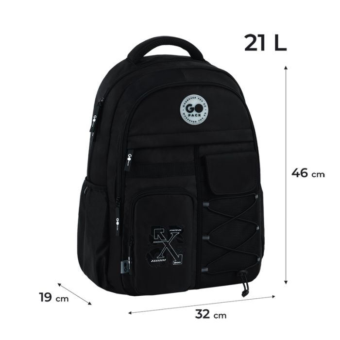 Рюкзак GoPack Education Teens GO26-184L-3 чорний