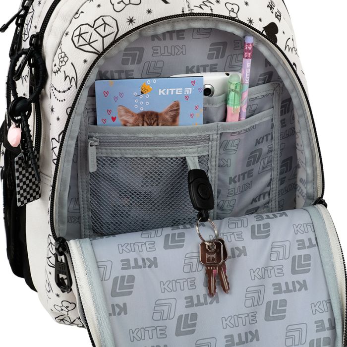 Рюкзак Kite Education teens HK26-8001M Hello Kitty