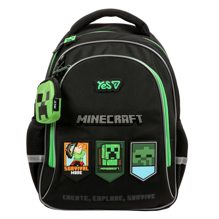 Рюкзак шкільний YES S-115M Minecraft Mode 38,5х26х14см., 550298