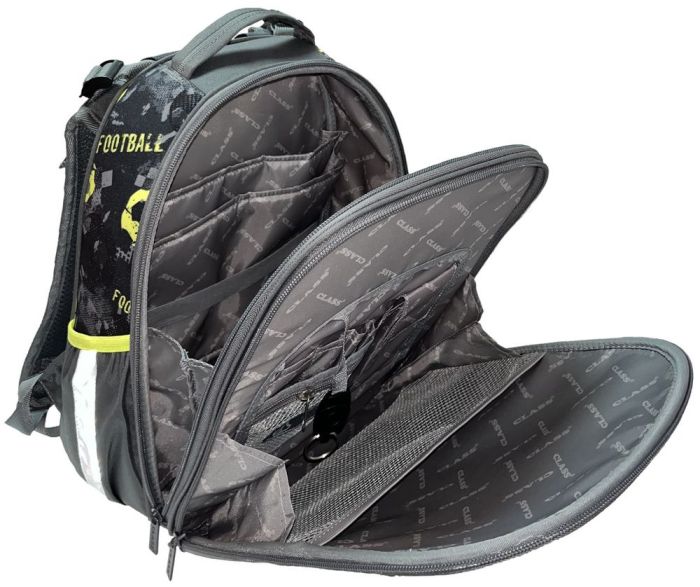 Рюкзак шкільний каркасний SchoolCase Mini "Football", 2 відд., 35*27*16см, 2210C Class