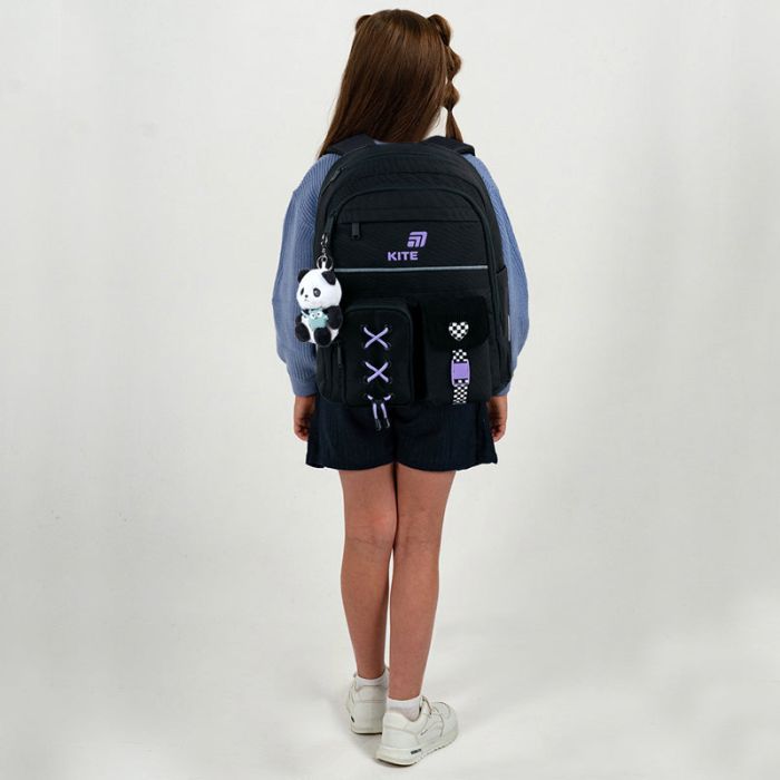 Рюкзак шкільний Kite Education Panda Love K26-584M-2
