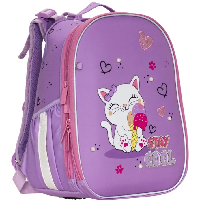 Ранець SchoolCase Mini 2 відділення, 35х27х16см, поліестер, "Cool Kitten", 2501C Class