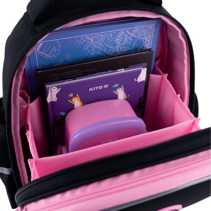 Рюкзак шкільний напівкаркасний GoPack Education Heart GO26-165S-2
