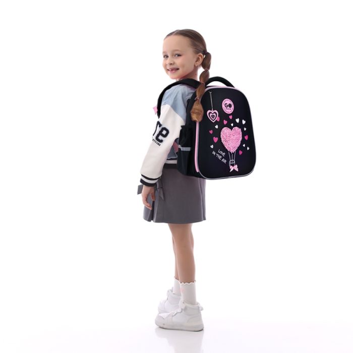 Рюкзак шкільний напівкаркасний GoPack Education Heart GO26-165S-2