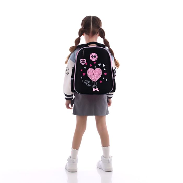Рюкзак шкільний напівкаркасний GoPack Education Heart GO26-165S-2