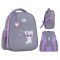 Рюкзак шкільний напівкаркасний GoPack Education Cute Kitty GO26-165S-3